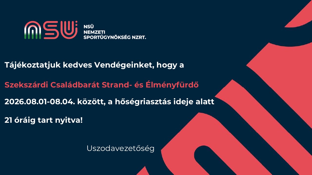 Hőségriasztás tájékoztató